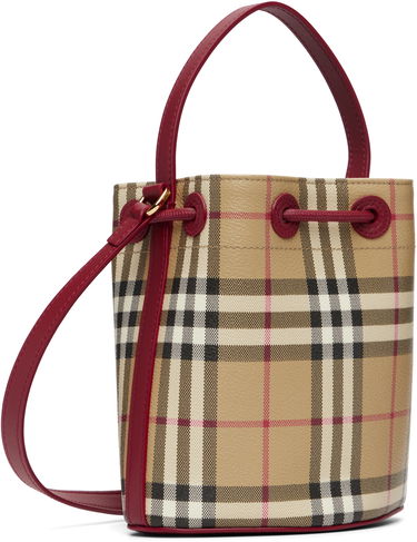 Kabelka Burberry Mini Check Bucket Bag Rôznofarebný | 8116284, 2