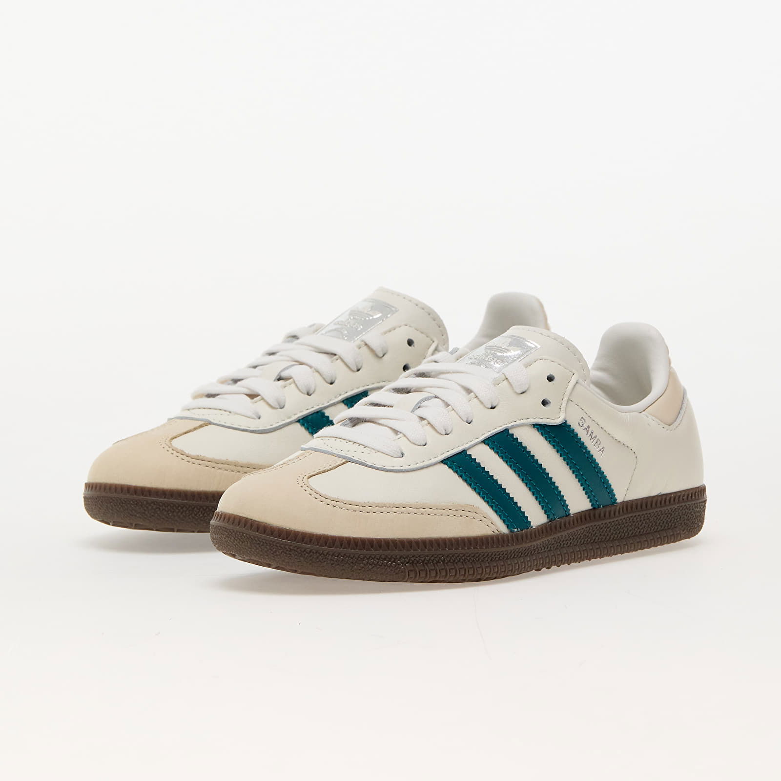 adidas Samba OG Cloud White Legacy Teal (Women's)