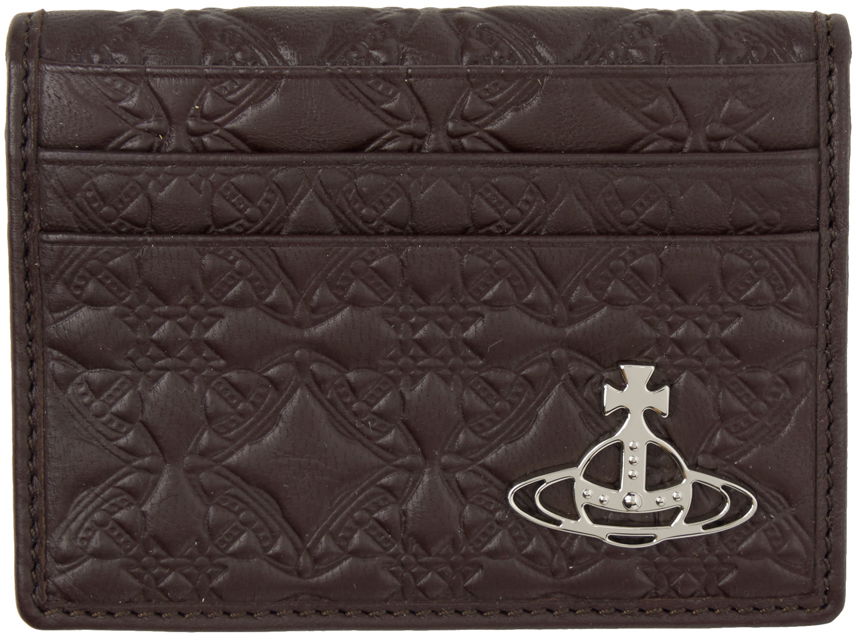 Peňaženka Vivienne Westwood Card Holder Embossed Hnedá | 5402000EM-L003E-, 0