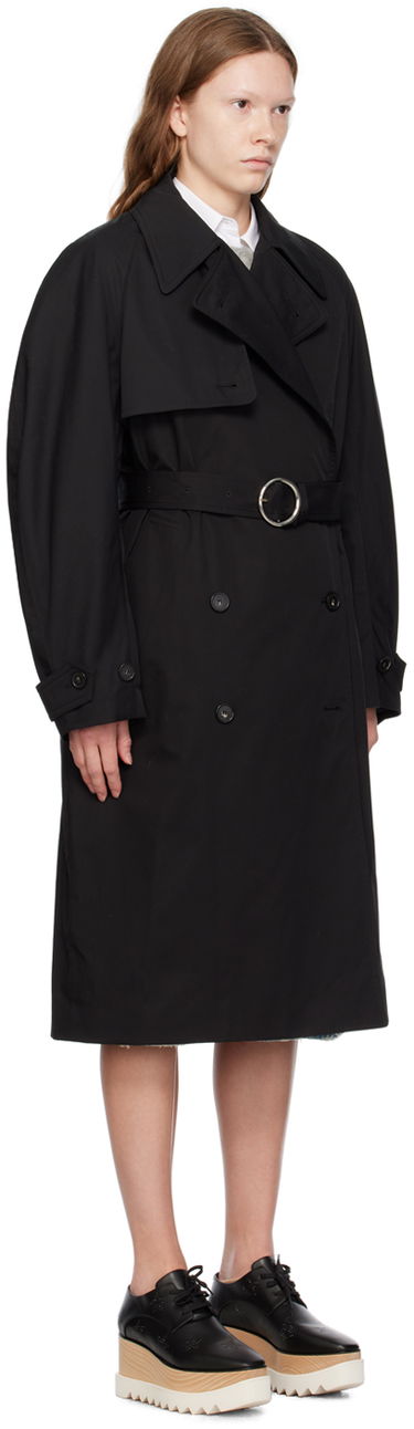 Trenčkot Stella McCartney Stella McCartney Belted Trench Coat Čierna | 6700203CU403, 1