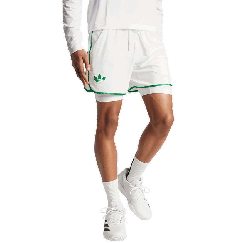 Šortky adidas Originals 5-Inch 2-in-1 Shorts with Tights Biela | KA8050