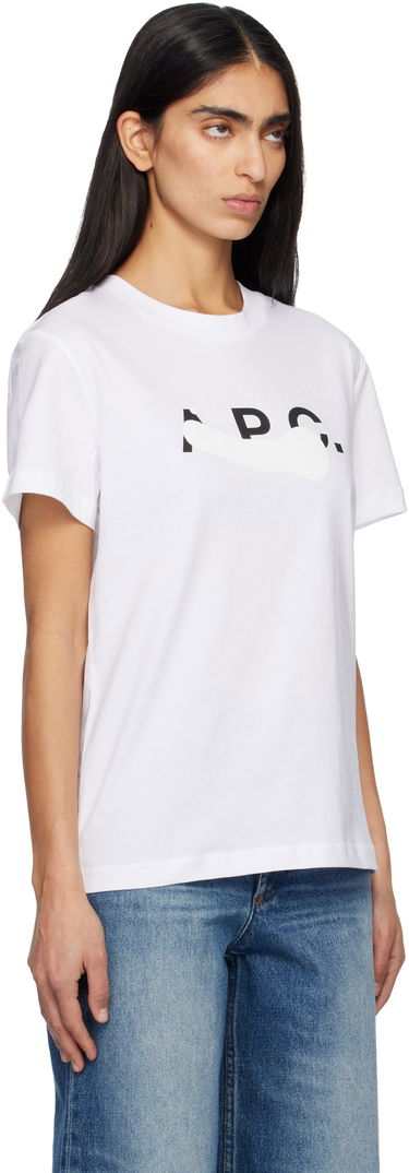 Tričko A.P.C. Tache T-shirt Biela | COHBM-M26458, 1