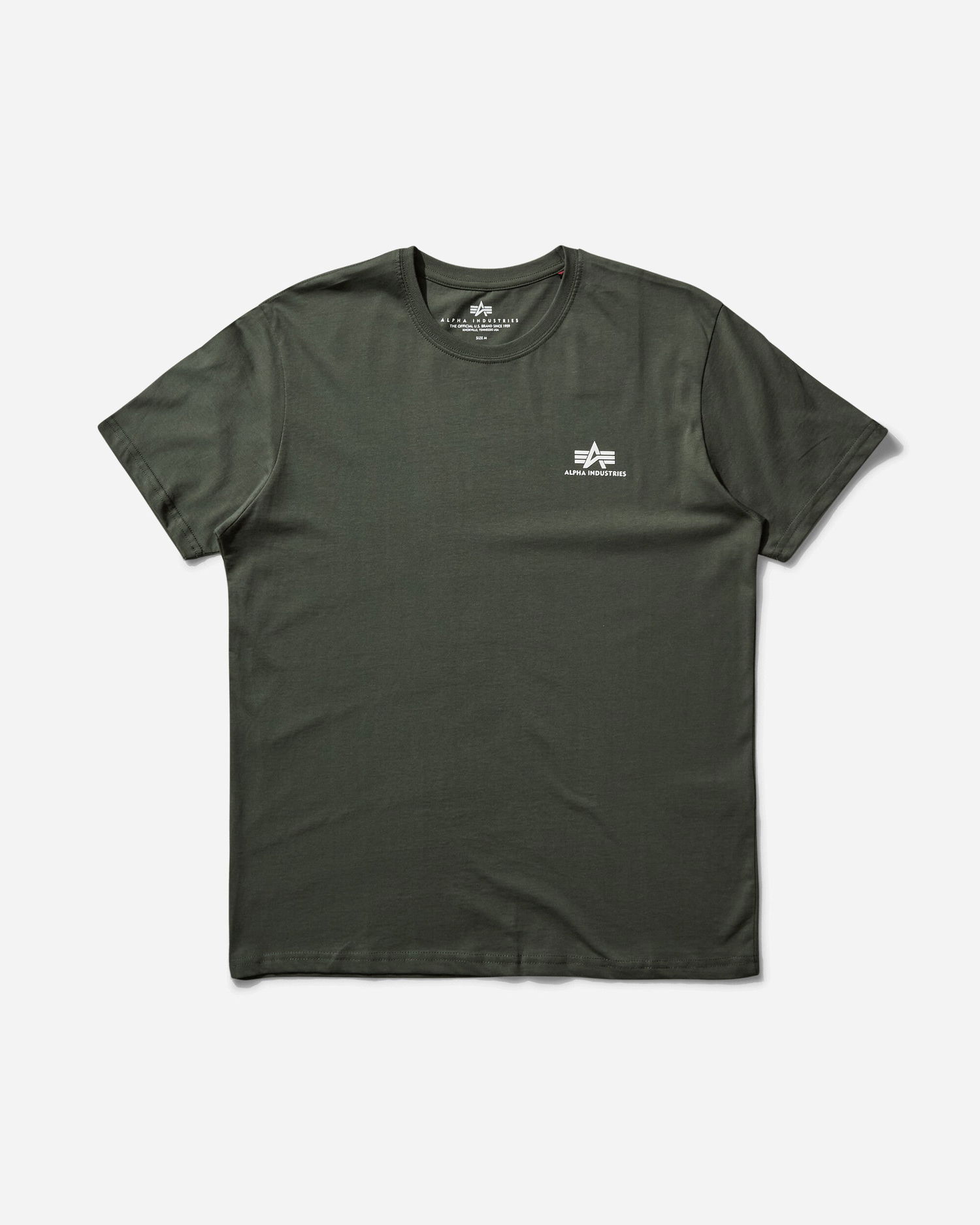 Tričko Alpha Industries Basic Small Logo T-Shirt Zelené | X188505 142, 1