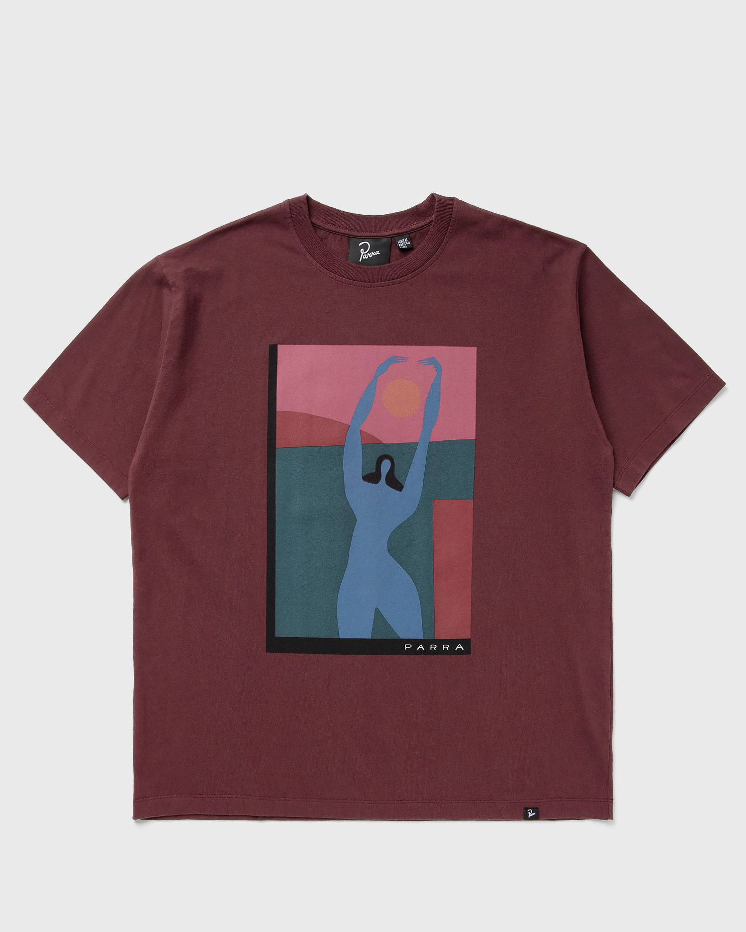 Tričko By Parra Protect the Sun Graphic T-Shirt Vínová | 54401, 0