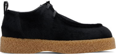 Tenisky a topánky Bottega Veneta Torino Hairy Lace-Up Derbys with Crepe Soles Čierna | 806448V2CU01000, 0
