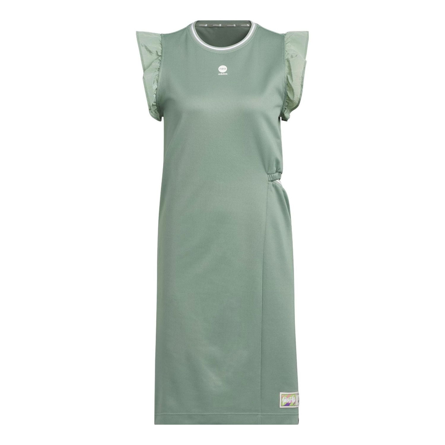 Šaty adidas Originals Neo Basketball Dress Zelené | IJ6605, 0