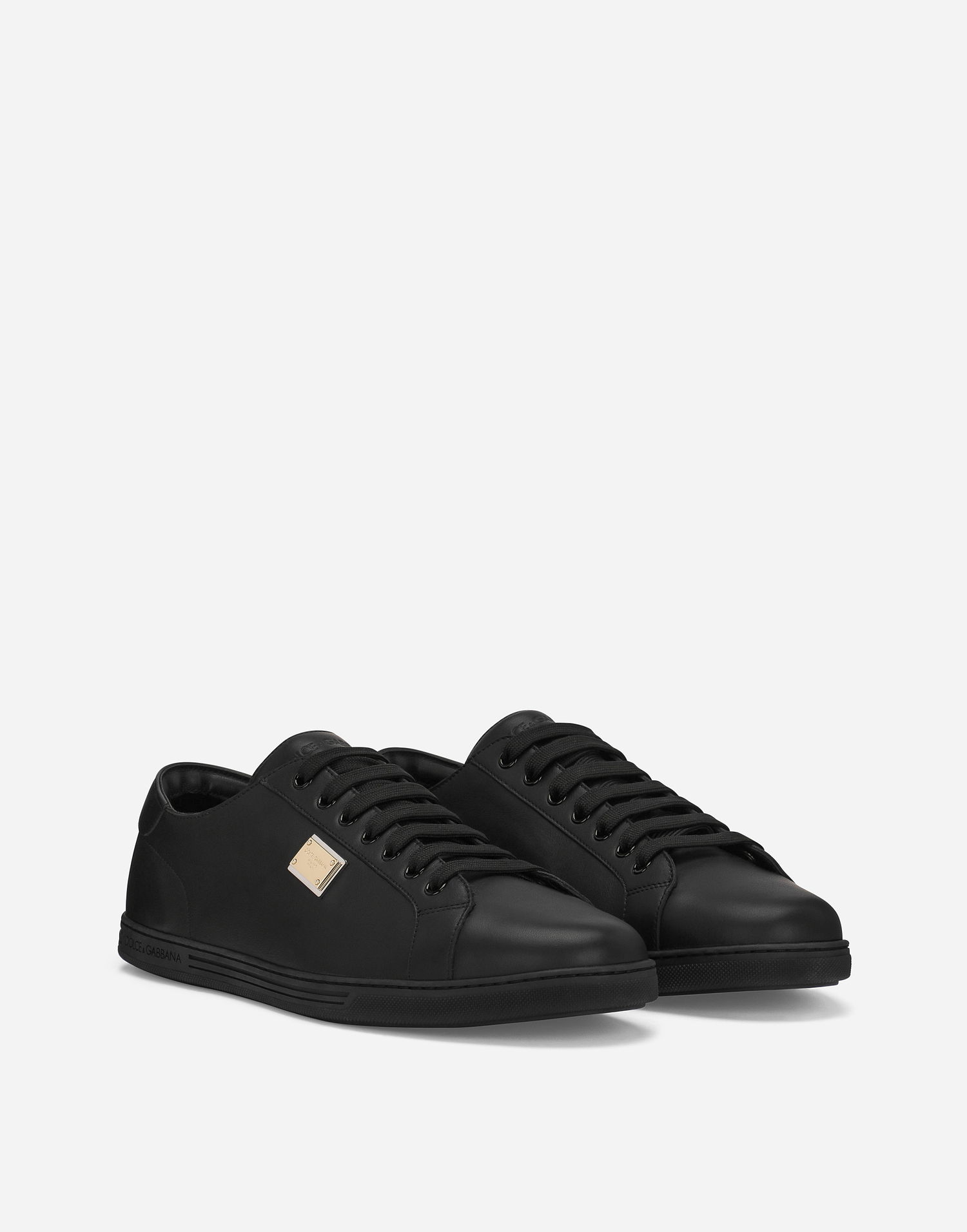 Tenisky a topánky Dolce & Gabbana Saint Tropez Calfskin Čierna | CS1735AN99080999, 1