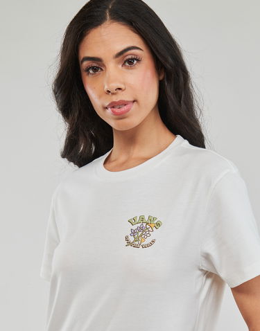Tričko Vans Paisley Fly Boyfriend Fit T-shirt Biela | VN000ACNFS8, 4