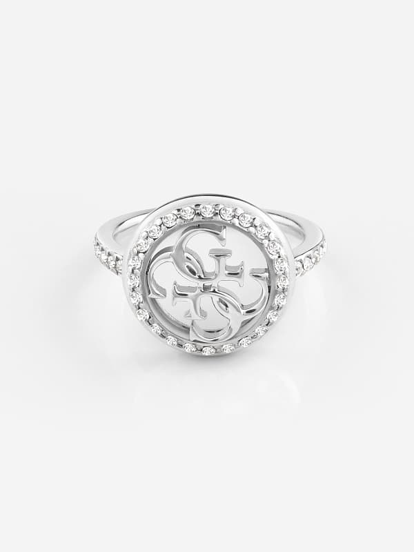 Prsteň GUESS "Life In 4G” Ring Metalická | JUBR02139JW, 0