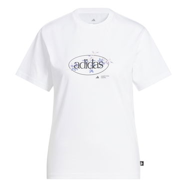 Tričko adidas Performance Floral Graphic T-Shirt Biela | JI9432, 0