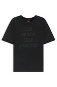 Cotton-jersey T-shirt with 'The Party Has Arrived' Artwork