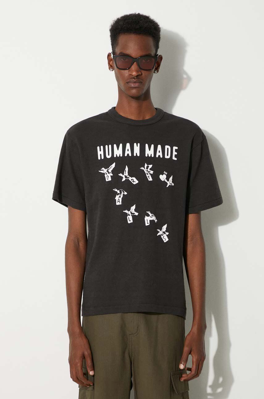 Tričko Human Made Graphic Print T-Shirt Čierna | HM27TE017, 0