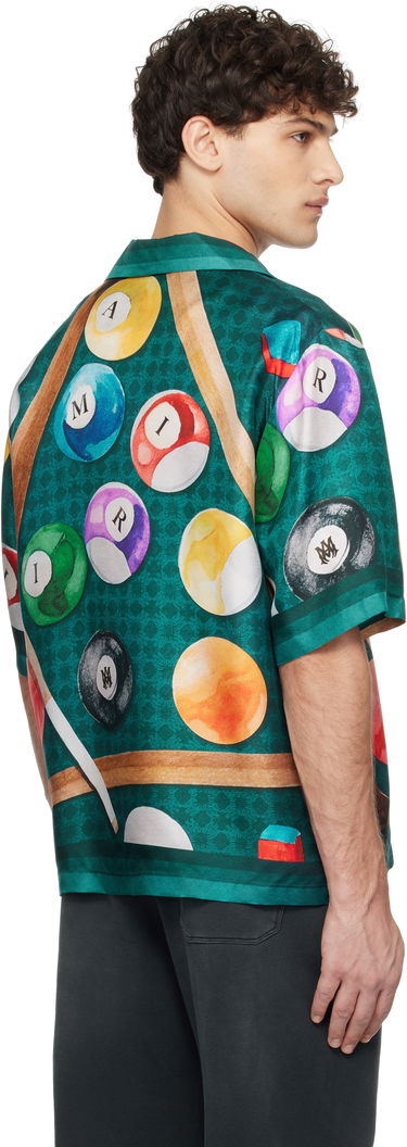 Košeľa AMIRI AMIRI Billiards Print Bowling Shirt Zelené | AMSTCA1083, 2
