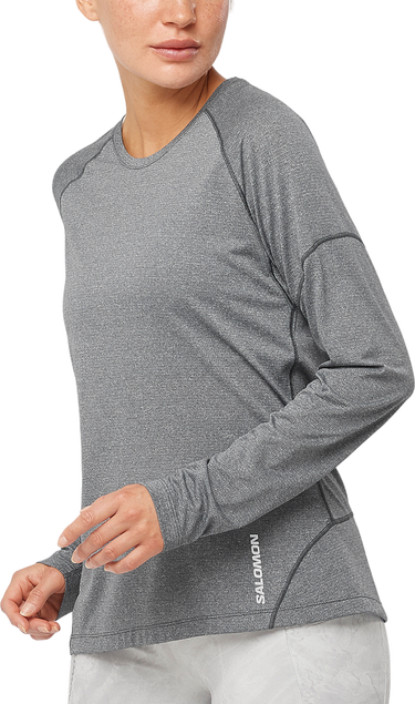 Tričko Salomon CROSS RUN LS TEE W Šedá | lc2159000, 0