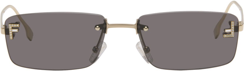 Slnečné okuliare FENDI 'Fendi First' Crystal Sunglasses Šedá | FE4172USW5432A 192337228889