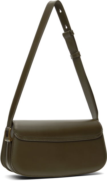 Kabelka AMI AMI Paris Leather Shoulder Bag Zelené | ULL018.AL0104, 2