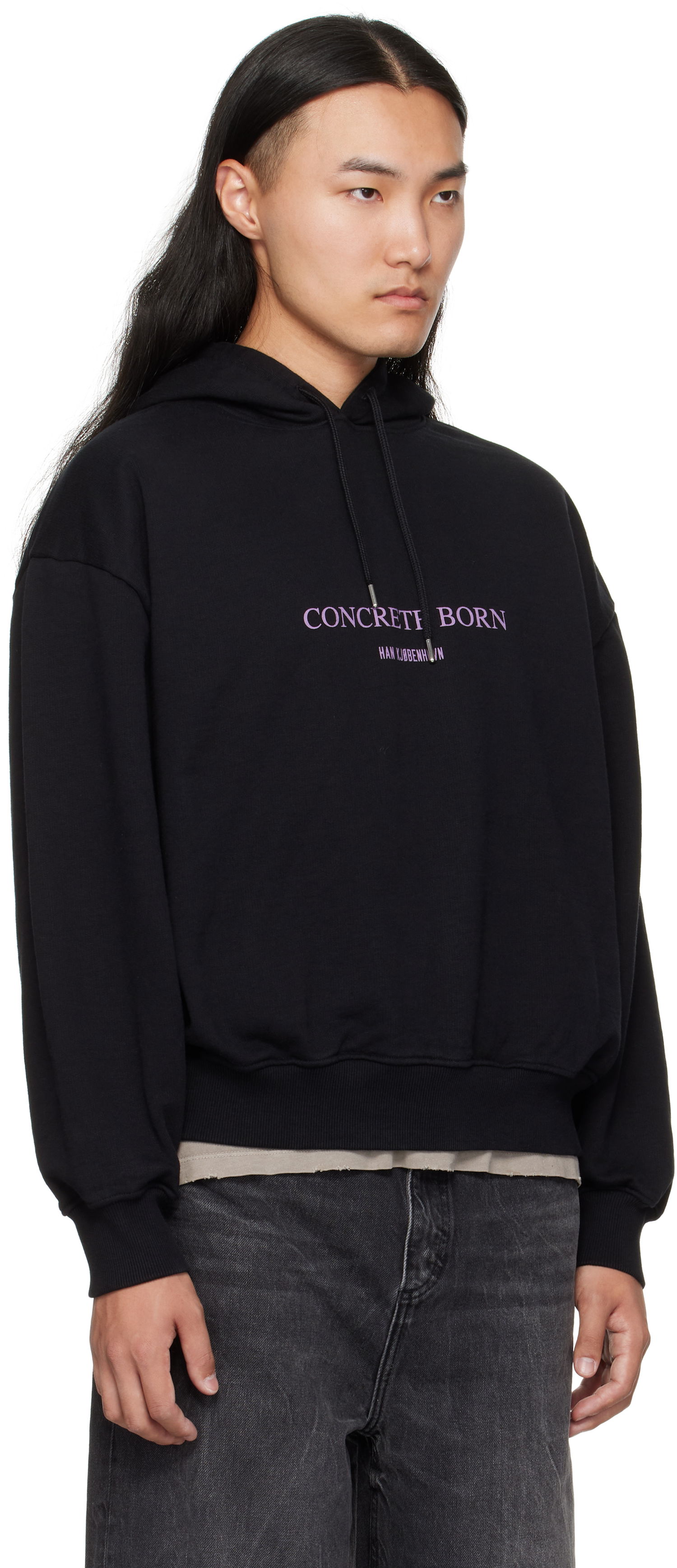 Mikina Han Kjøbenhavn Han Kjobenhavn Logo Oversized Hoodie Čierna | M-134727, 1