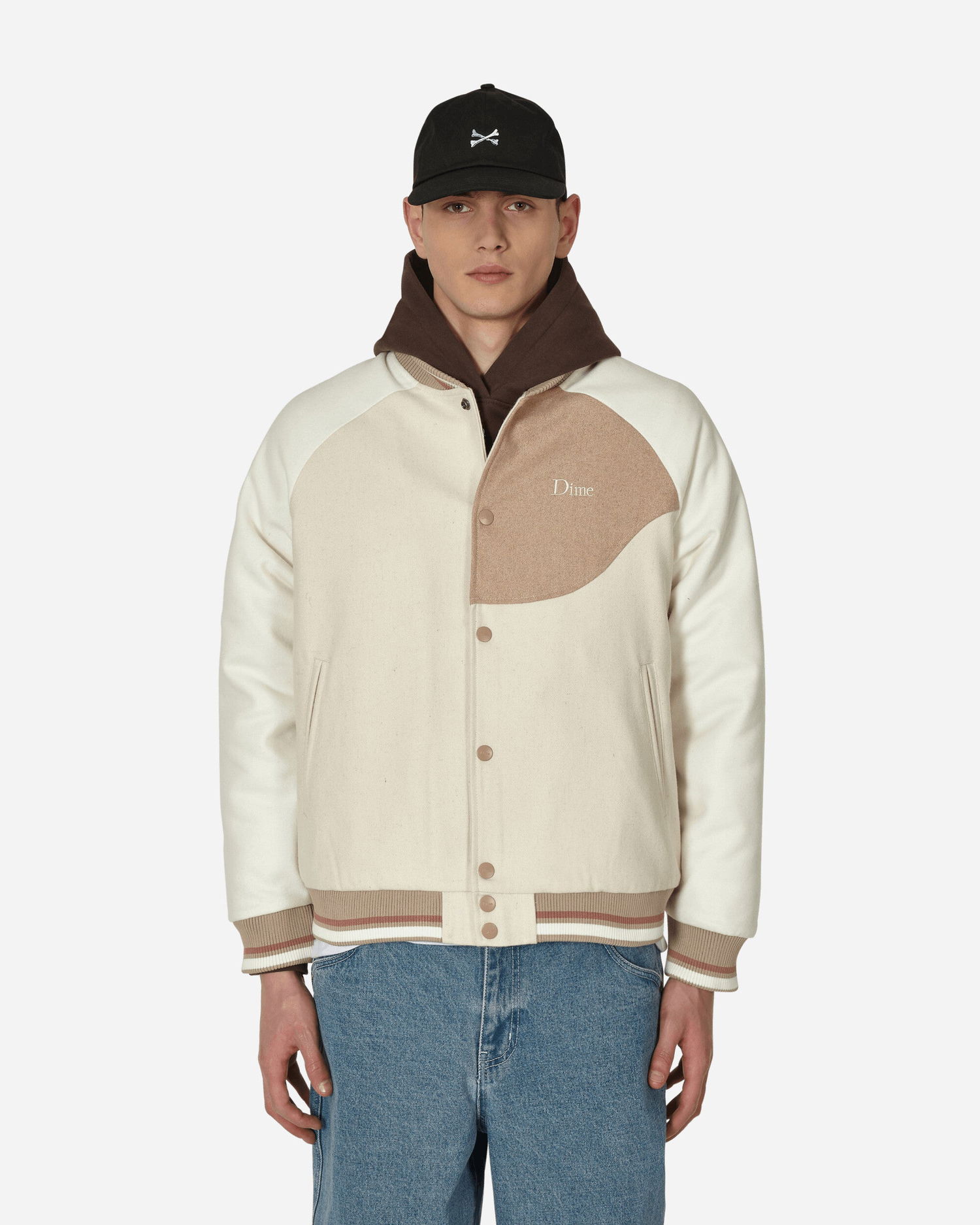 Bomber bunda Dime Letterman Wool Jacket Rôznofarebný | DIMEHO1 ALM, 0