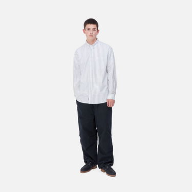 Košeľa Carhartt WIP Dowlen Stripe Long Sleeve Shirt Biela | I033815_9, 2