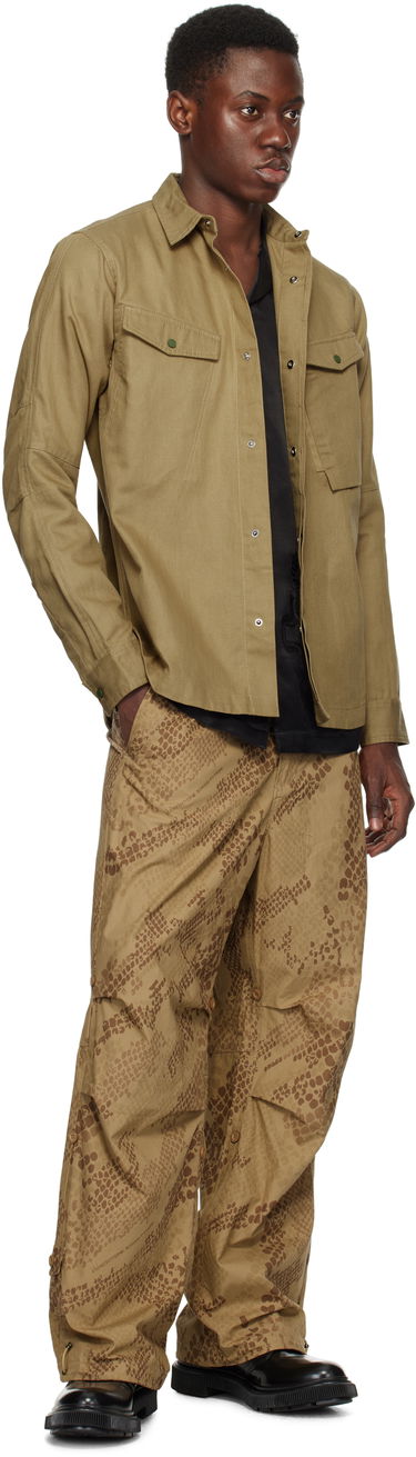 Cargo nohavice Maharishi Maharishi Loose Camo Snopants Trousers Béžová | 6111, 3