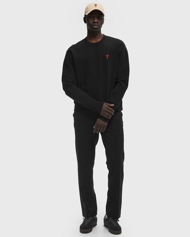 Sveter AMI AMI Paris Classic Ami De Coeur Sweatshirt XXL Čierna | BFUSW035.730-001, 1
