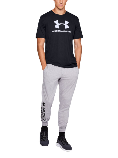 Tričko Under Armour Sportstyle Logo SS Tee Čierna | 1329590-001