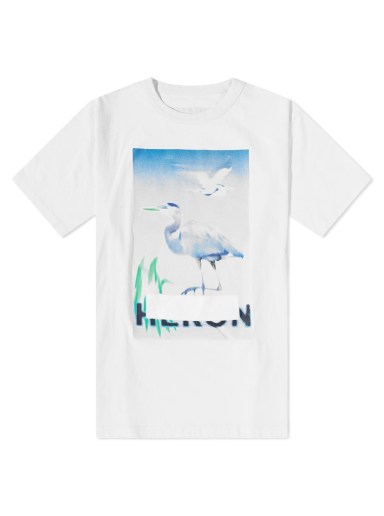 Tričko HERON PRESTON Censored Heron Tee Biela | HMAA032S23JER0020140