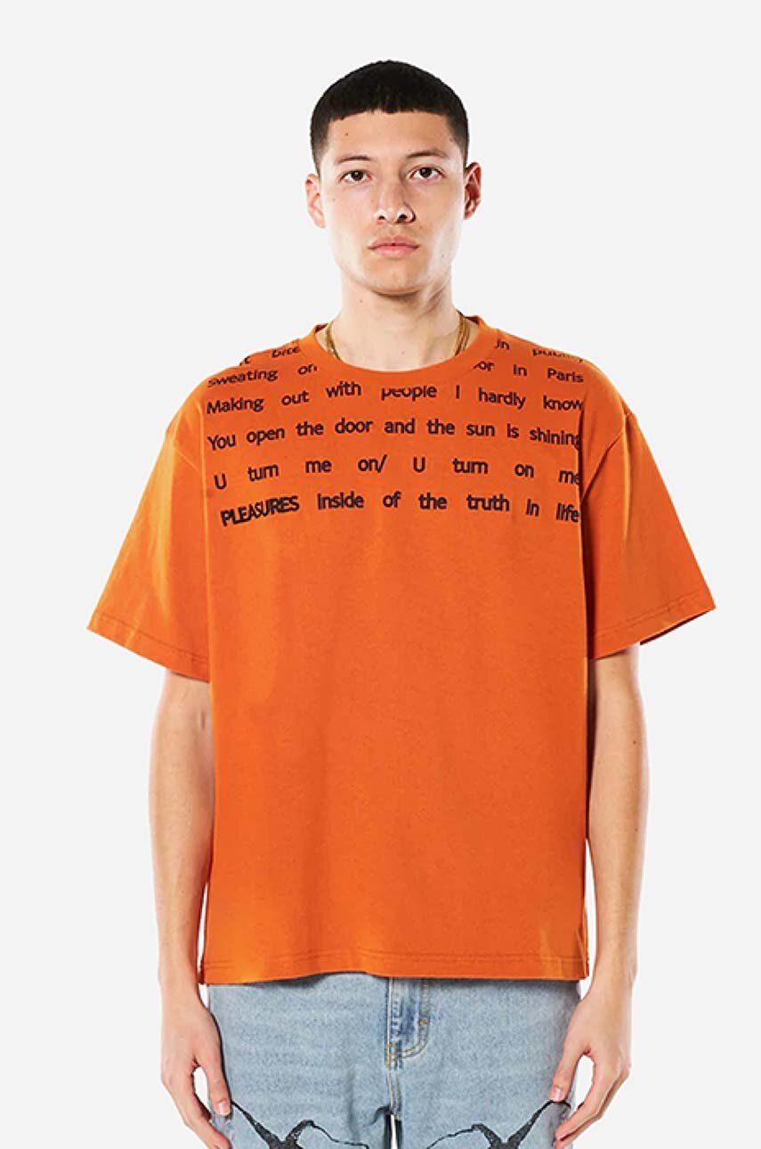 Tričko Pleasures T-Shirt With Print Oranžová | P22SP018, 0