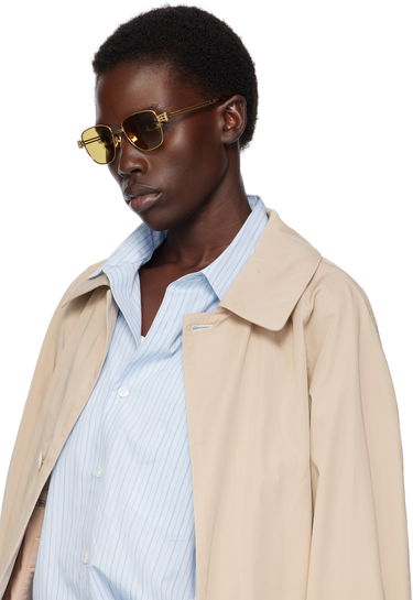 Slnečné okuliare Bottega Veneta Bottega Veneta Bolt Sunglasses Žltá | BV1380S-002, 3