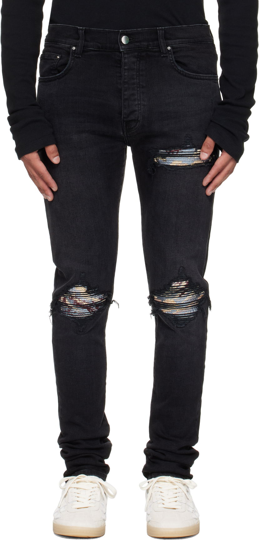 Džínsy AMIRI AMIRI Crane MX1 Jeans Čierna | AMDNSY1172