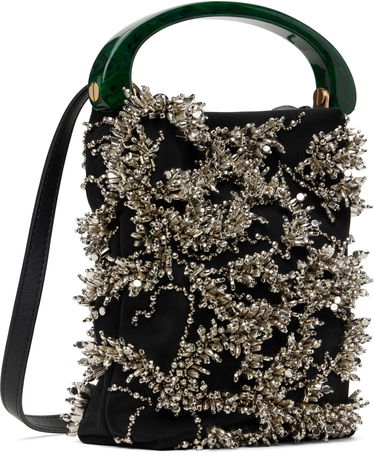 Kabelka Dries Van Noten Dries Van Noten Beaded Mesh Handbag Čierna | 251-011522-695, 2