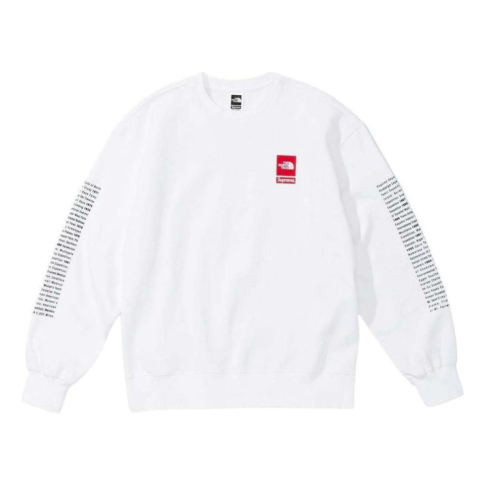 Mikina Supreme Crewneck Sweatshirt Biela | SUP-SS24-049, 0