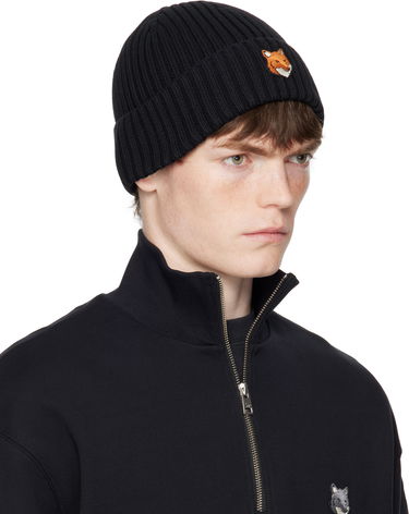 Kulicha MAISON KITSUNÉ Maison Kitsuné Fox Head Beanie Navy | PM06111KT1140, 3