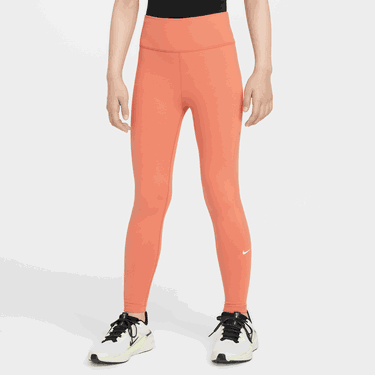 Legíny Nike Nike One Dri-FIT High-Waisted Leggings Oranžová | FZ5605-812, 0