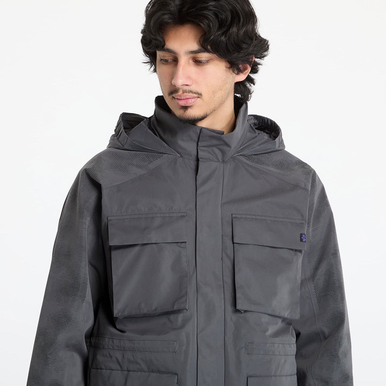 Vetrovka Alpha Industries Alpha Industries M-65 Laser Cut Field Coat Šedá | 756119 747, 1