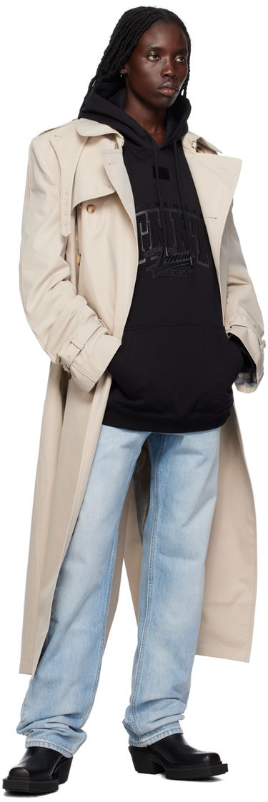 Mikina VETEMENTS College Hoodie Čierna | VL18HD350B, 3