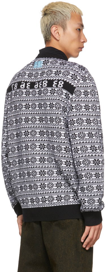 Sveter VETEMENTS Number Nordic Sweater Biela | VL12KN140B, 2