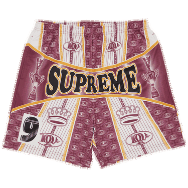 Šortky Supreme Por Ciento Soccer Short Vínová | FW22SH3 BURGUNDY, 0