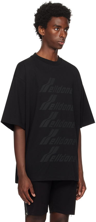 Tričko We11done Printed T-Shirt Čierna | WD-TP6-20-074-U-BK, 4