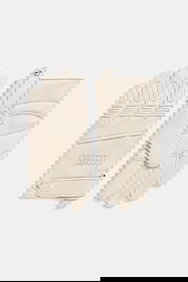 Rukavice Maison Margiela MM6 Maison Margiela x Agnelle Leather Gloves Béžová | SH2TS0003.M07014.101, 0