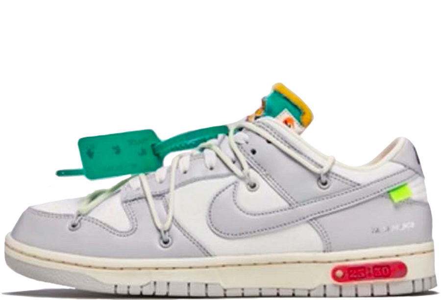 Tenisky a topánky Nike Off-White x Dunk Low "Lot 25 of 50" Šedá | DM1602-121, 1