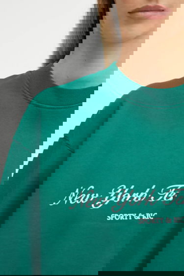 Mikina Sporty & Rich New York Tennis Club Graphic Print Sweatshirt Zelené | ST071621402GR03, 7