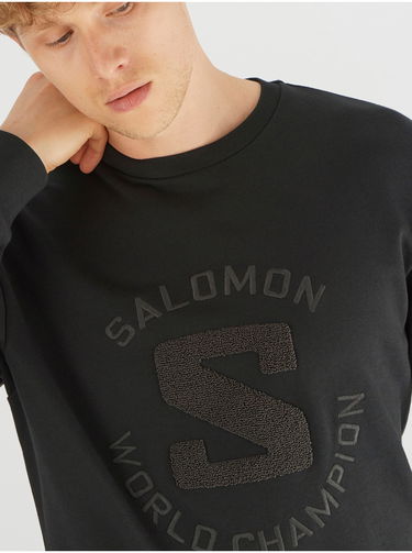 Mikina Salomon Outlife Čierna | LC1673800_BLACK, 1