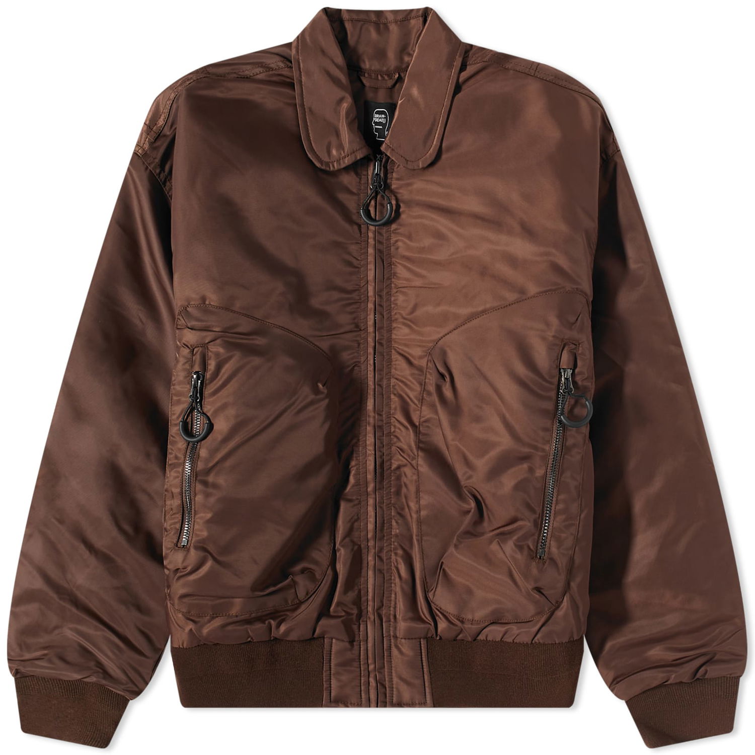 Bunda Brain Dead 3D Flight Jacket Hnedá | BDP23O01002840BR08, 0