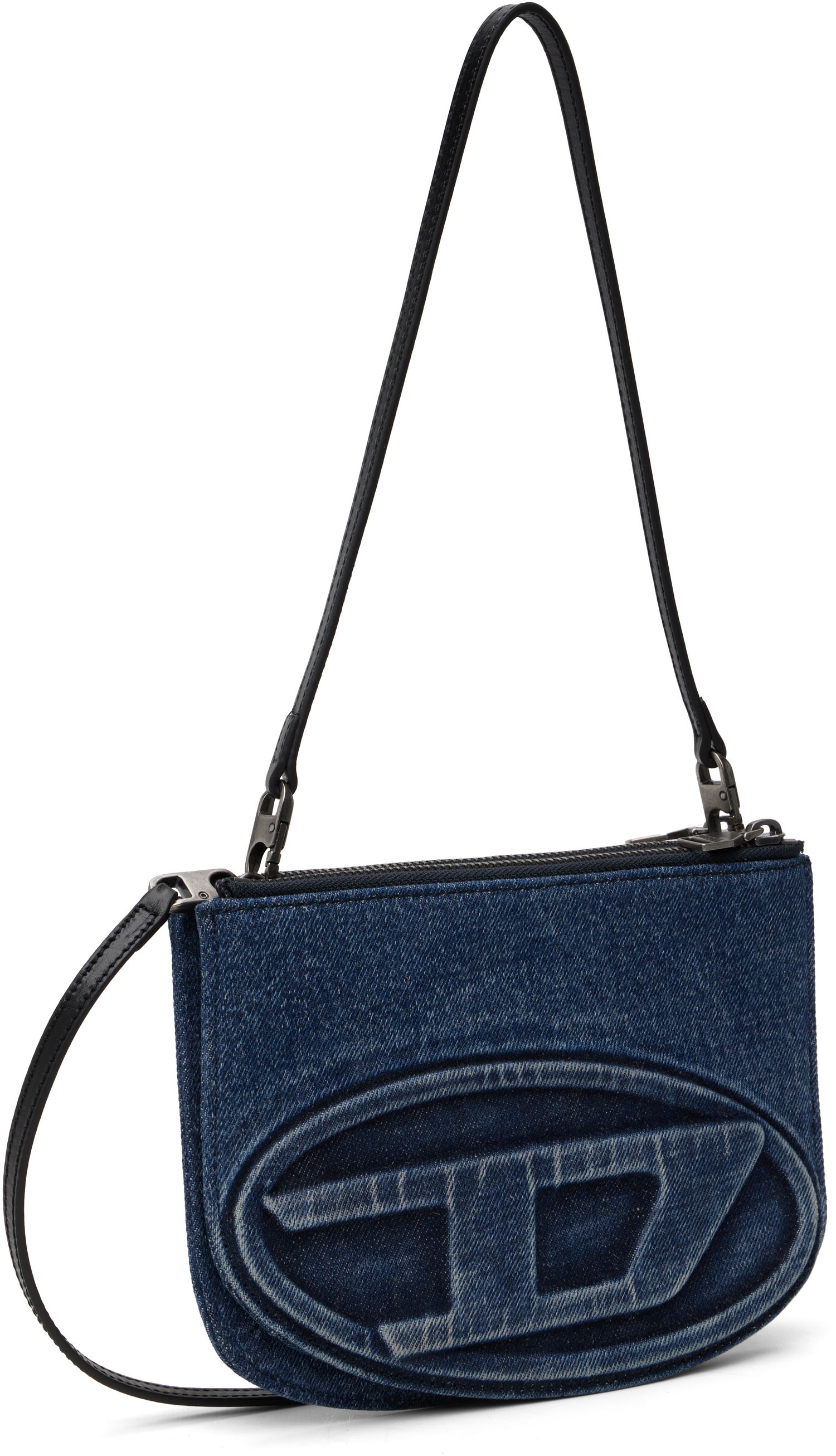 Taška cez rameno Diesel Denim 1DR Twin Shoulder Bag Modrá | X10330 P6717, 1