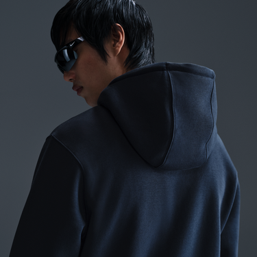 Mikina Nike Nike Club Fleece Full-Zip Hoodie Navy | FN3861-451, 3
