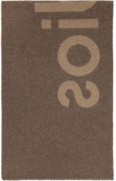 Oblečenie Acne Studios Brown & Orange Logo Jacquard Scarf Červená | CA0154-, 4