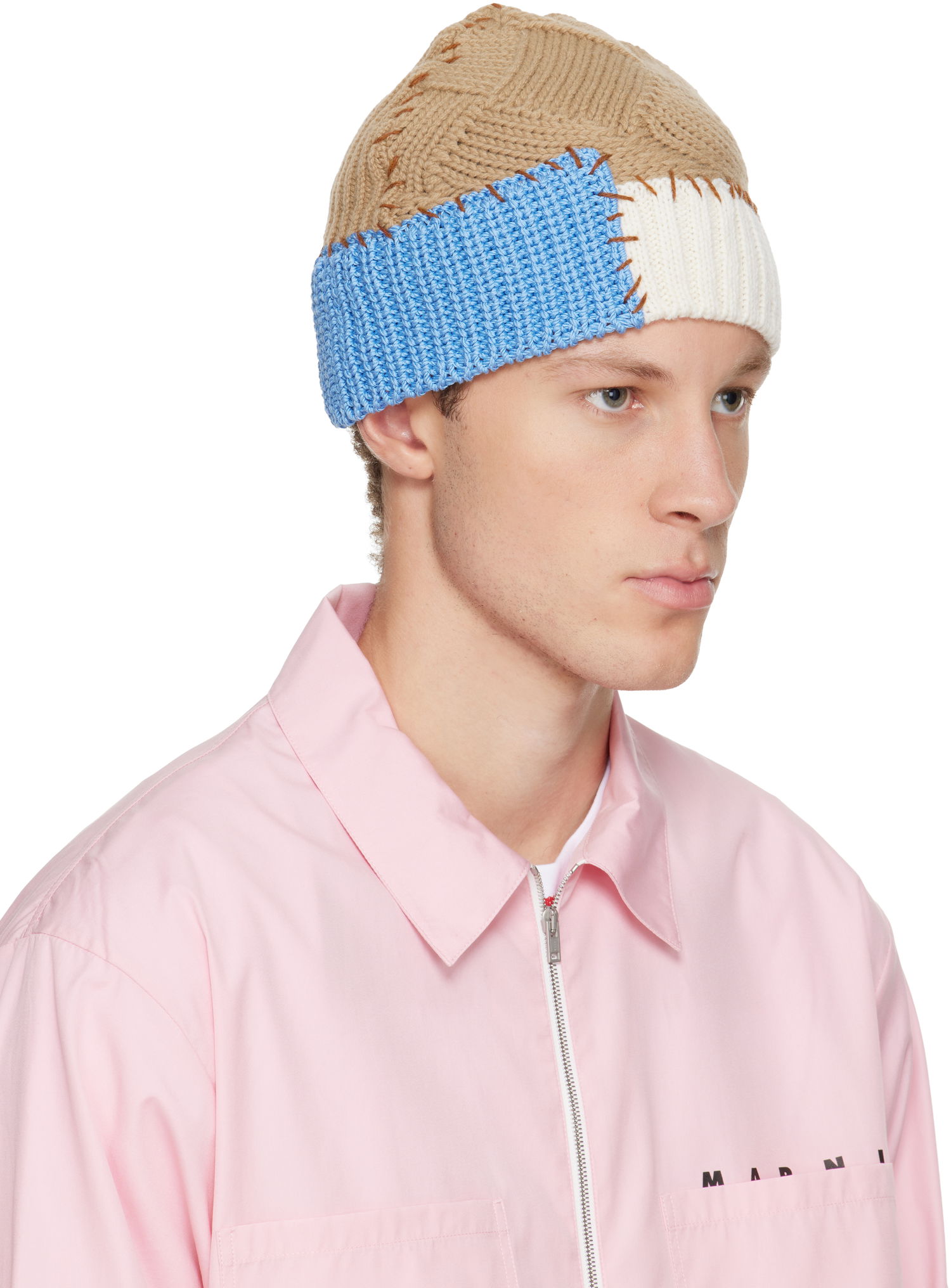 Kulicha Marni Wool Mixed Knit Beanie Rôznofarebný | CLMC0171Q0 UFWH28, 1