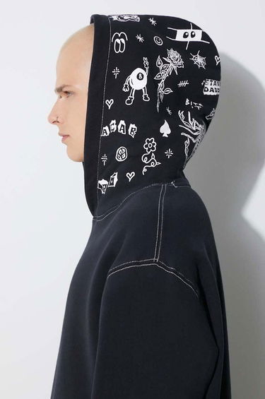 Mikina TAIKAN Stank Daddy Hoodie Print Čierna | TH0007.BLKCST, 0