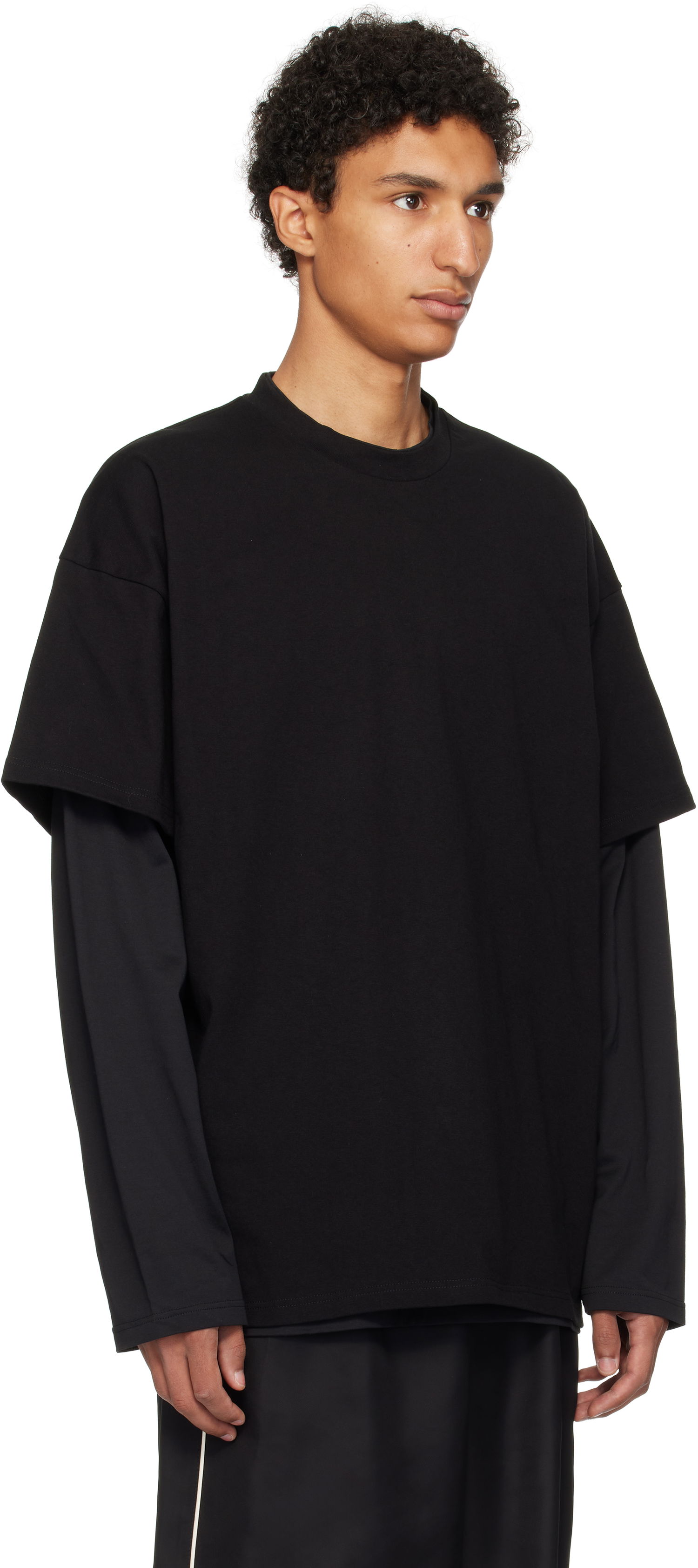 Tričko Jil Sander Jil Sander Cotton Crew-Neck T-Shirt Čierna | J61GC0001_J20332, 1